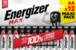 ENERGIZER MAX AA 12 PACK