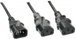 CABLE POWER C14 TO 2 X C13/1M 30363 LINDY