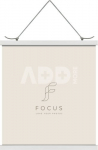 Focus Poster Hanger Magnetic White 41cm