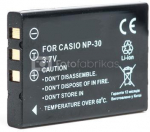 Casio, battery NP-30, KLIC-5000,LI-20B