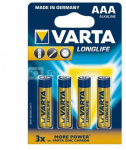 1x4 Varta Longlife Extra Micro AAA LR 03