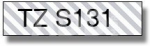 Brother TZe-S131, Strong 12mm black on clear flexible tape