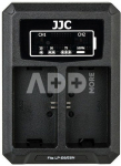 JJC Canon DCH LPE6 USB Dual Battery Charger (voor Canon LP E6 / LP E6N accu)
