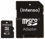 MEMORY MICRO SDHC 4GB C10/W/ADAPTER 3413450 INTENSO