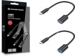 Conceptronic ABBY11B OTG-Adapter for USB-C to USB-A