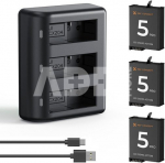 K&F Concept K&F DJI Osmo Action 5 Pro 3x Battery + Charger