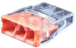 Universali laidų jungtis, 3x 0.5-2.5mm&sup2;, 24A, 450V, 100vnt.