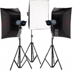 Falcon Eyes Studio Flash Set TFK-3400L with LCD Display
