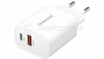 Intenso Power Adapter W30AC wei&szlig; 1x USB-A 1x USB-C 30W