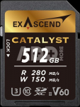 Exascend Catalyst UHS-II SD card, V60, 512GB