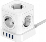 Newell GaN Power Cube 9in1 - white