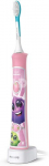 Philips | Electric toothbrush | HX6352/42 | Rechargeable | For kids | Number of brush heads included 2 | Number of teeth brushing modes 2 | Sonic technology | Pink