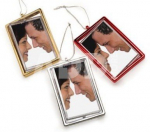 instax mini I-1079 nuotraukos rėmelis-pakabukas 2nuotr., 5.4x8.6cm auksinis Silver Red