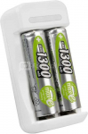 Ansmann Ladeger&auml;t Basic II inkl. 2 x AA 1300mAh Akku 1001-0119-01