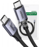 Cable USB-C to USB-C UGREEN 15311, 1m (gray)