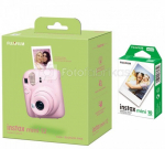 Kiirkaamera Fujifilm instax mini 12 BLOSSOM PINK+instax mini instant film (10pl)