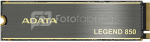 ADATA LEGEND 850 1000 GB, SSD form factor M.2 2280, SSD interface PCIe Gen4x4, Write speed 4500 MB/s, Read speed 5000 MB/s