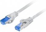 Lanberg Patchcord cat.6a S/FTP CCA 1.0m grey