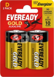 Energizer battery Eveready Gold D/LR20 CP2