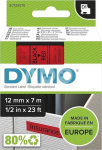 Dymo D1 12mm Black/Red labels 45017