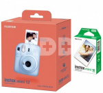 Kiirkaamera Fujifilm instax mini 12 PASTEL BLUE+instax mini glossy (10pl)