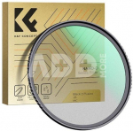 K&F Concept K&F 72MM A Series Black Mist Filter 1/8, HD, Waterproof, German optics, Green Coating