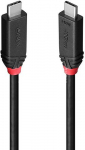 CABLE USB4 240W TYPE C 1M/BLACK LINE 37001 LINDY