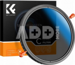 K&F Concept K&F 52MM, C Series,multifunctional CPL+Variable/Fader ND 2~32 filter, HD, Waterproof, Anti Scratch,