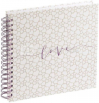 Hama Romance Spiral-Album 28x24 40 white Pages Wedding 3832