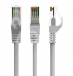 Gembird Patch cord kat.6 copper UTP 0.25m grey