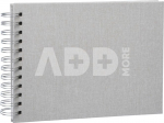 Focus Essence Wire-O 23x17 Beige w. white sheets