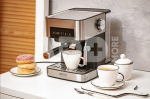 Camry | Espresso and Cappuccino Coffee Machine | CR 4410 | Pump pressure 15 bar | Built-in milk frother | Semi-automatic | 850 W | Black/Stainless steel