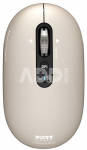 PORT CONNECT Mouse | PURE MAC | Wireless | Bluetooth | Beige Perle