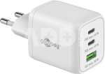 Goobay 65 W USB-C PD GaN Multiport Fast Charger Nano, White