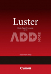 Canon Photo Paper Pro Luster A4 260gsm (20 Pack)