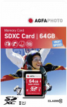 AgfaPhoto SDXC Card 64GB High Speed Class 10 UHS I