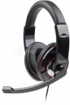 Gembird MHS-001-GW Stereo headset 3.5 mm, Glossy black, Built-in microphone