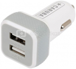 Caruba Duo USB Car charger  4.8 amp Wit