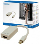 Logilink Adapter Mini DisplayPort to HDMI with Audio: HDMI A, Mini DisplayPort