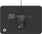 Platinet mouse PMOM010 + mousepad, black (45571)