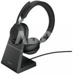 Jabra Headphones Evovle2 65 Stand Link380c UC Stereo Black