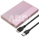 Qoltec Enclosure for SSD HDD 2.5drive,SATA,USB3.0,2T