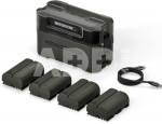 Tilta LP-E6P Charging Station Battery Kit (4 Batteries) - Green