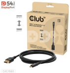 CABLE USB-C TO DP 2M/M/M CAC-1563 CLUB3D