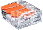 Universali užspaudžiama laidų jungtis, 3x 0.5-6.0mm&sup2;, 41A, 450V, 20vnt.