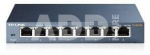 TP-LINK Switch TL-SG108 Unmanaged, Desktop, 1 Gbps (RJ-45) ports quantity 8, Power supply type External