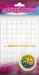 Minipicto keyboard sticker RUS KB-MAC-CLRRU-ORANGE, matte orange