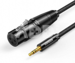 UGREEN AV182 XLR to jack 3.5mm AUX 1m (black)