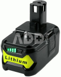 Akumuliatorius įrankiams RYOBI RB18L40, 18V, 4Ah, Li-ion