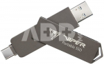 Patriot External SSD 1TB PVP30 Duo Compact 1000/1000 MB/s USB 3.2 USB-C